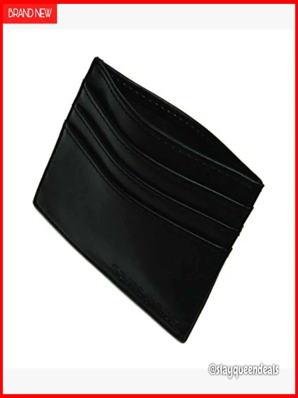 RFID Protected Slim Card Holder with 6 Slots and Bill Pocket